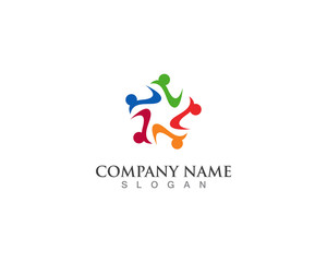 people community logo and vector design