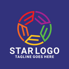 Star Circle Logo Design Inspiration For Business And Company