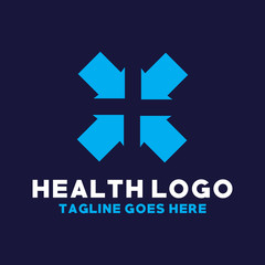 Fototapeta na wymiar Health Logo Design Inspiration For Business And Company
