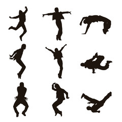 Dancer Silhouettes