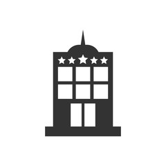 Hotel icon vector symbol illustration EPS 10