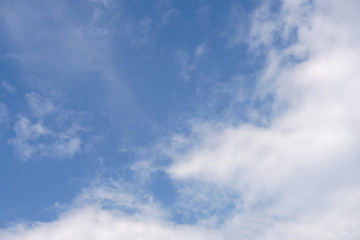 Fototapeta premium Blue sky with white clouds