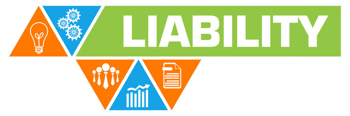Liability Green Blue Orange Triangle Polygon Horizontal 