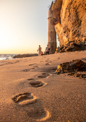sand castle on the beach
