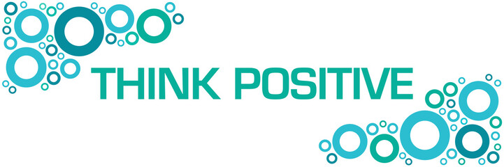 Think Positive Turquoise Rings Corners 