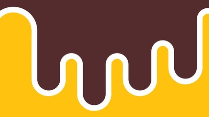 simple sweet chocolate banana melted brown yellow milk food and drink background wallpaper illustration