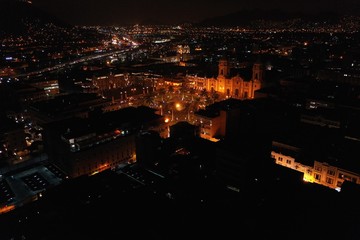 Centro de Lima de noche