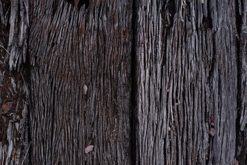 black dark old crack wood log railway sleepers weathered dim light tone high detail nature texture