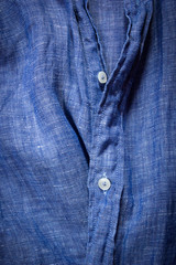 Cotton shirt close-up