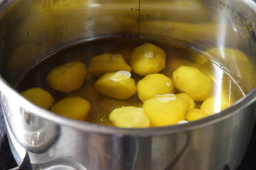 栗の甘露煮工程（蜜の煮含め）