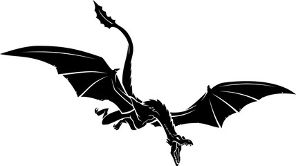 Dragon Flying Downwards