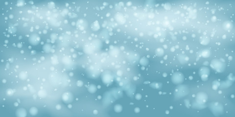 Snowflakes, snowfall.