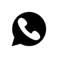 Telephone icon trendy