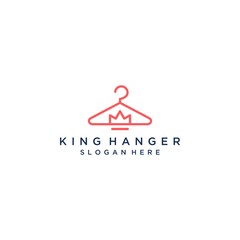 clothing design logos, or hangers with crowns