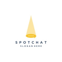 communication design logos, or spotlight with chat bubbles