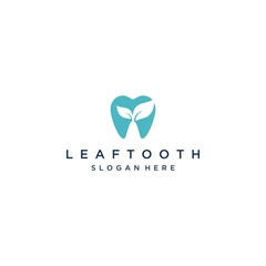 dentist design logos, or teeth with leaves