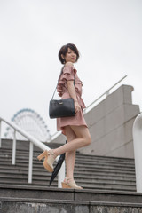 Obraz premium Berry cute Japanese young woman.
