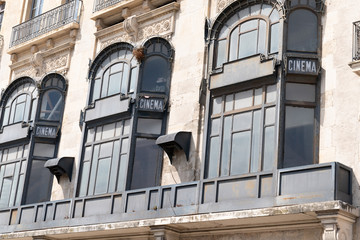 old building in France ancient cinema