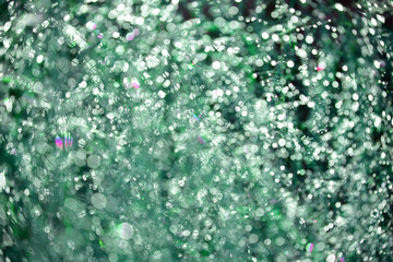 Abstract natural background with beautiful bokeh light effect. photo taken with a light filter.