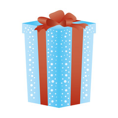 gift box present isolated icon