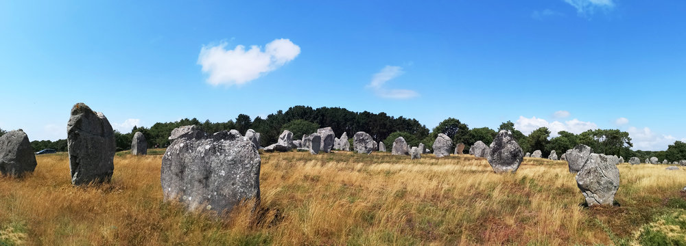 paysage de Bretagne - alignements de carnac