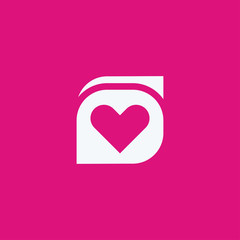 Creative bubble chat Logo design vector template. Media talk geometric symbol concept icon.