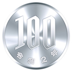 100円硬貨 令和２年