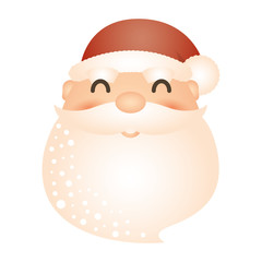 merry christmas santa claus head character
