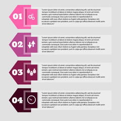 Infographic design for presentation vector eps 10