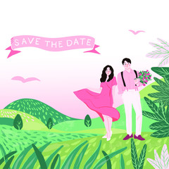 love couple save the date