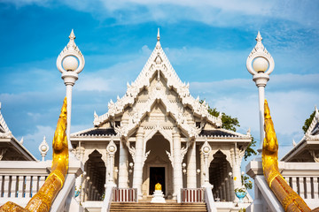 Wat Kaew temple in Krabi, Thailand. Wat Kaew is one of the main temples in Krabi province