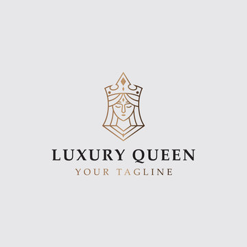 icon logo of luxury queen