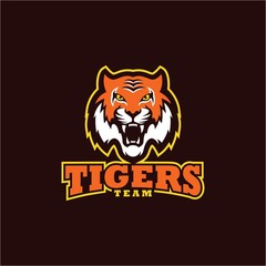 tiger mascot team - logo design 