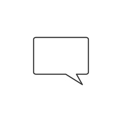 Chat icon, message icon. Bubble chat. Stock vector illustration isolated on white background.