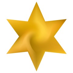 Abstract background in the form of hexagram.