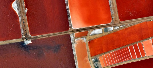 Stairway to hell, abstract photography of the deserts of Africa from the air. aerial view of desert...