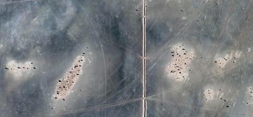 the border, allegory, tribute to Pollock, abstract photography of the deserts of Africa from the...