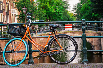 Fototapeta premium bicycle in amsteram