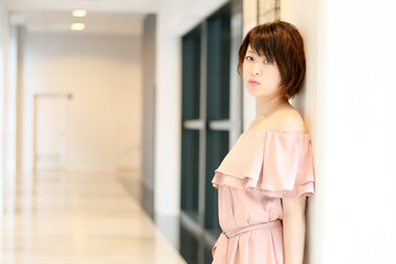 Berry cute Japanese young woman.