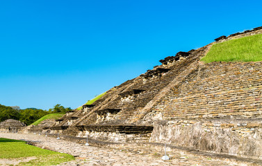 Pyramid at El Tajin, a pre-Columbian archeological site in Mexico