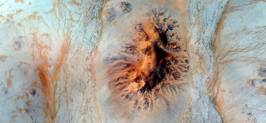 covid-19, coronavirus,  abstract photography of the deserts of Africa from the air. aerial view of desert landscapes, Genre: Abstract Naturalism, from the abstract to the figurative, 