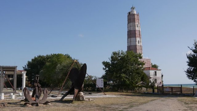 The Shabla lighthouse is the oldest sea lighthouse on the Bulgarian Black Sea coast. Opened in 1857 - 32 m height. Its light is visible from 17 nautical miles.