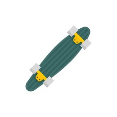 Under longboard icon. Flat illustration of under longboard vector icon for web design