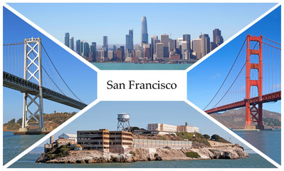 Postcard of San Francisco city