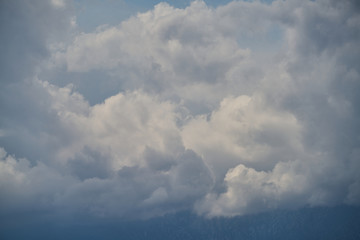 beautiful clouds and sky background