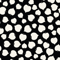 abstract geometric leaves pattern for natural background, simple minimalist graphic , retro decoration , summer fashion