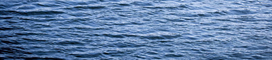 blue water surface with waves background