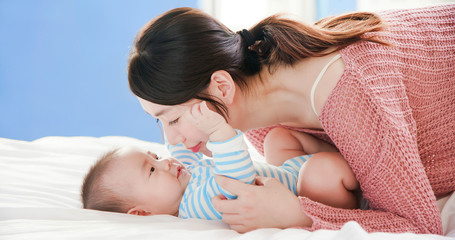 mother with her baby