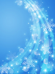 雪の結晶の背景