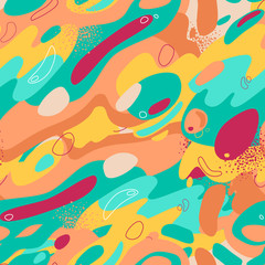 Fototapeta na wymiar Abstract background. Vector illustration could be used for textile, yoga mat